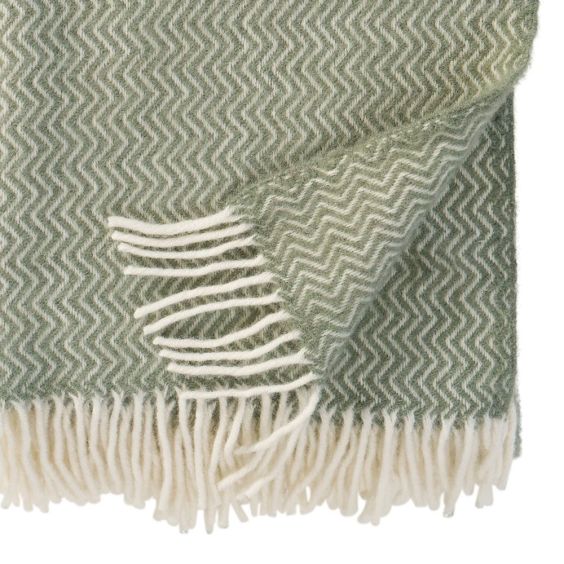 Klippan Sorbet Lambswool Throw, Pistachio