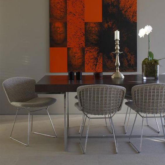 Knoll Bertoia Upholstered Side Chair 