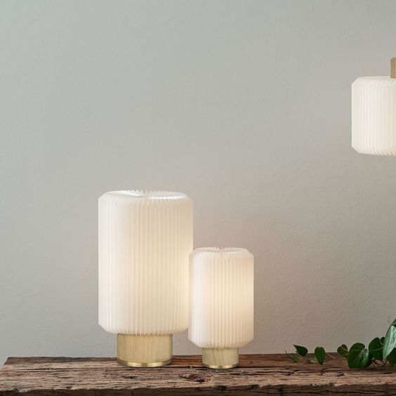 Le Klint Cylinder Table Lamp - Small, Light Oak