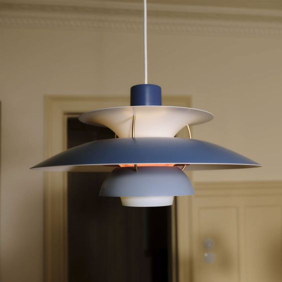 Louis Poulsen PH5 Pendant - Hues of Blue