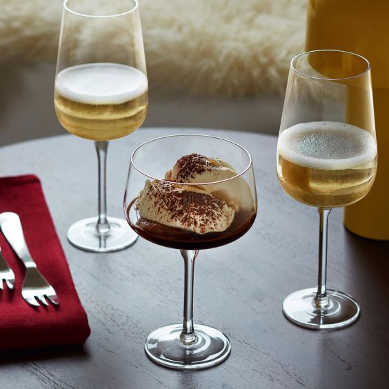 LSA Arc Saucer / Cocktail Glass - Set of 2