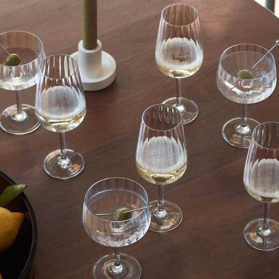 LSA Arc Flow Flute Glass - Set of 2
