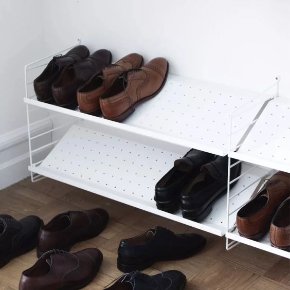 String Shelving - Metal Shoe Shelf