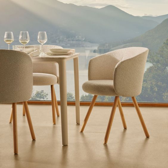 Vitra Mikado Side Chair - Oak, Nubia 01 (4)