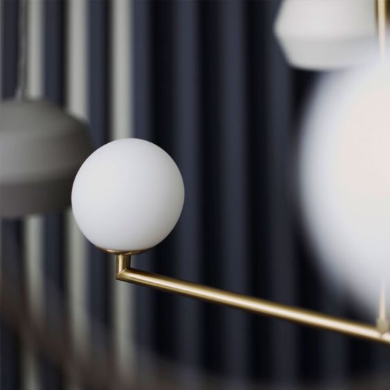 Pholc Mobil 100 Pendant Light - Brushed Brass