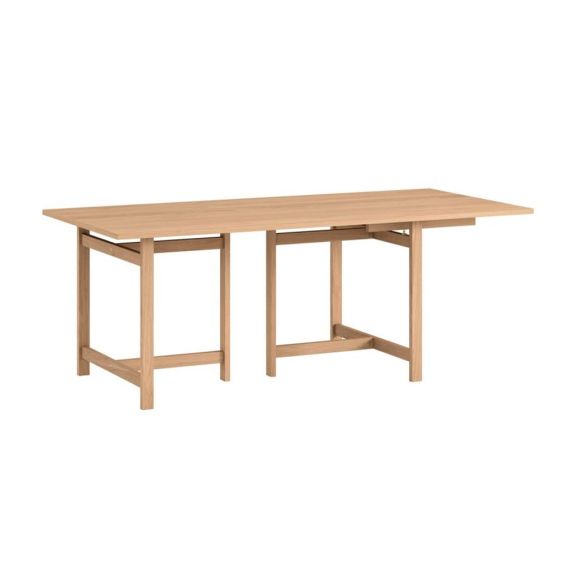MOEBE Dining Table & Extension Leaf – Oak