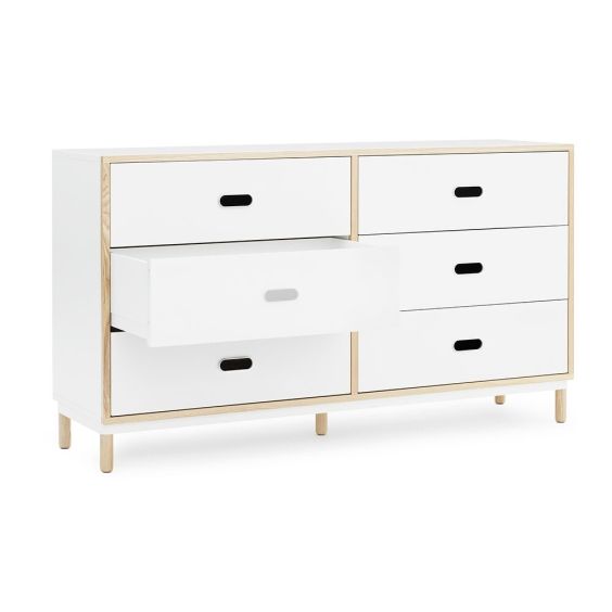 Normann Copenhagen Kabino 6 Drawer Dresser - White