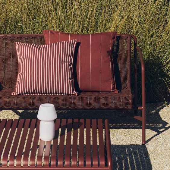HAY Terrazza 60 x 60cm Cushion - Narrow Stripe