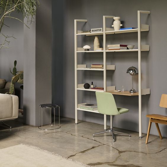 &Tradition Rombe IF2 Shelving - Full Desk Bay