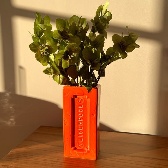 StolenForm Liverpool Brick Vase - Orange