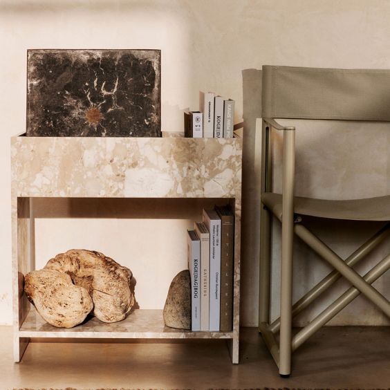 Ferm Living Stone Plant Box w. Shelf
