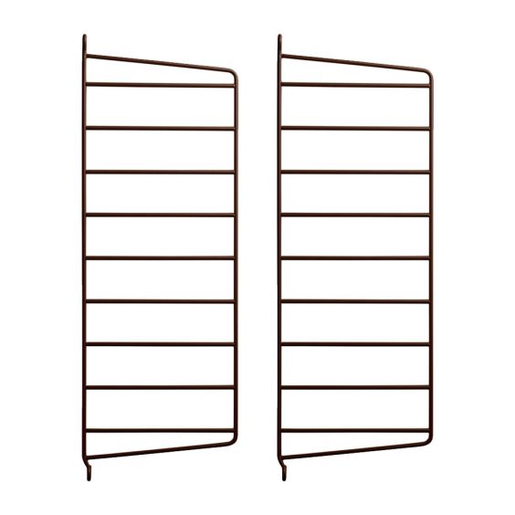 String Wall Side Panels, 50x20cm, 2 Pack, Brown