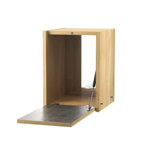 String Shelving Tiny Cabinet - Oak