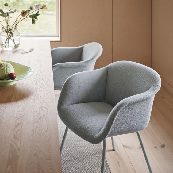 Muuto Fiber Soft Armchair - Tube Base