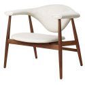 Gubi Masculo Lounge Chair - Wood frame