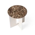Audo Copenhagen Androgyne Side Table - Ivory Ø40cm