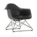 Vitra Eames LAR Plastic Upholstered Armchair