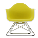 Vitra Eames LAR Plastic Upholstered Armchair