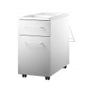 String Works Mobile Desk Storage Unit, White