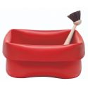 Normann Copenhagen Washing Up Bowl & Brush - Red