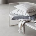Kristina Dam Architecture Cushion - Off-White/Black Melange