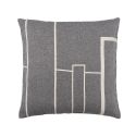 Kristina Dam Architecture Cushion - Black Melange/Off White