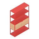 Hay New Order Shelving Unit - Combination 401