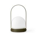 Audo Carrie LED Outdoor Table Lamp - Olive