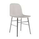 Normann Copenhagen Form Dining Chair - Chrome Base