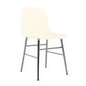 Normann Copenhagen Form Dining Chair - Chrome Base