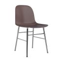 Normann Copenhagen Form Dining Chair - Chrome Base