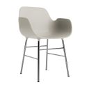 Normann Copenhagen Form Armchair - Chrome Base