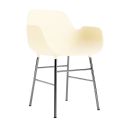 Normann Copenhagen Form Armchair - Chrome Base