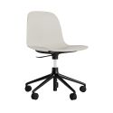 Normann Copenhagen Form Swivel Chair with Castors 