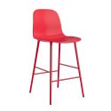 Normann Copenhagen Form Bar Chair - Steel Base