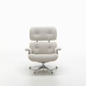 Vitra Eames Lounge Chair & Ottoman - Nubia Fabric