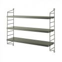 String Pocket Shelving - Sage Green