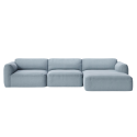 &Tradition Develius Mellow 3 Seater Chaise Sofa