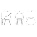 HAY About A Chair AAC123 - Wooden Base, Full Upholstery