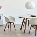 HAY About A Chair AAC23 - Wooden Base, Full Upholstery