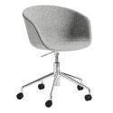 HAY About A Chair AAC53 - Height Adjustable Castor Base, Full Upholstery