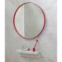 Hay Arcs Mirror Round - Red