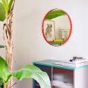 HAY Arcs Mirror Round - Red