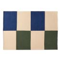 HAY Ethan Cook Flat Works Rug - Peach Green Check