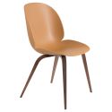 Gubi Beetle Dining Chair - Unupholstered - Wooden Leg Base