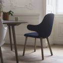 &Tradition JH1 Catch Chair with Wooden Leg Base