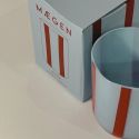 MAEGEN Atina Glass Tumbler - Blue & Red