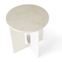 Audo Copenhagen Androgyne Side Table - Ivory Ø40cm