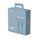 AVOLT Cable 1 USB-C to USB-C - Shark Blue