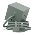 AVOLT Square 1 UK Power Extension Lead - Oak Green
